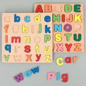 Wooden Puzzles Matching Game
