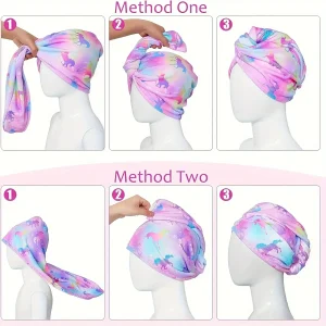 Microfiber Hair Drying Towel Wrap for Girls
